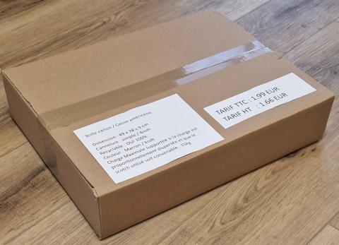 boites cartons 49x38x9cm